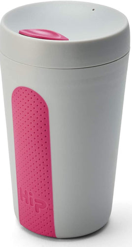 Hip Reusable Coffee Cup (White & Pink)